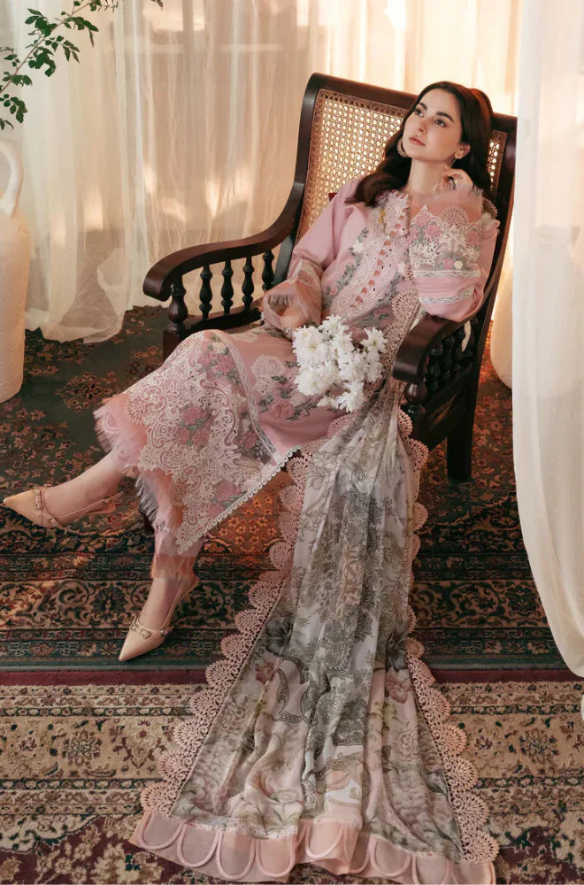 Jade - 3Pc Lawn Embroidered Suit Ready to Wear Dupatta