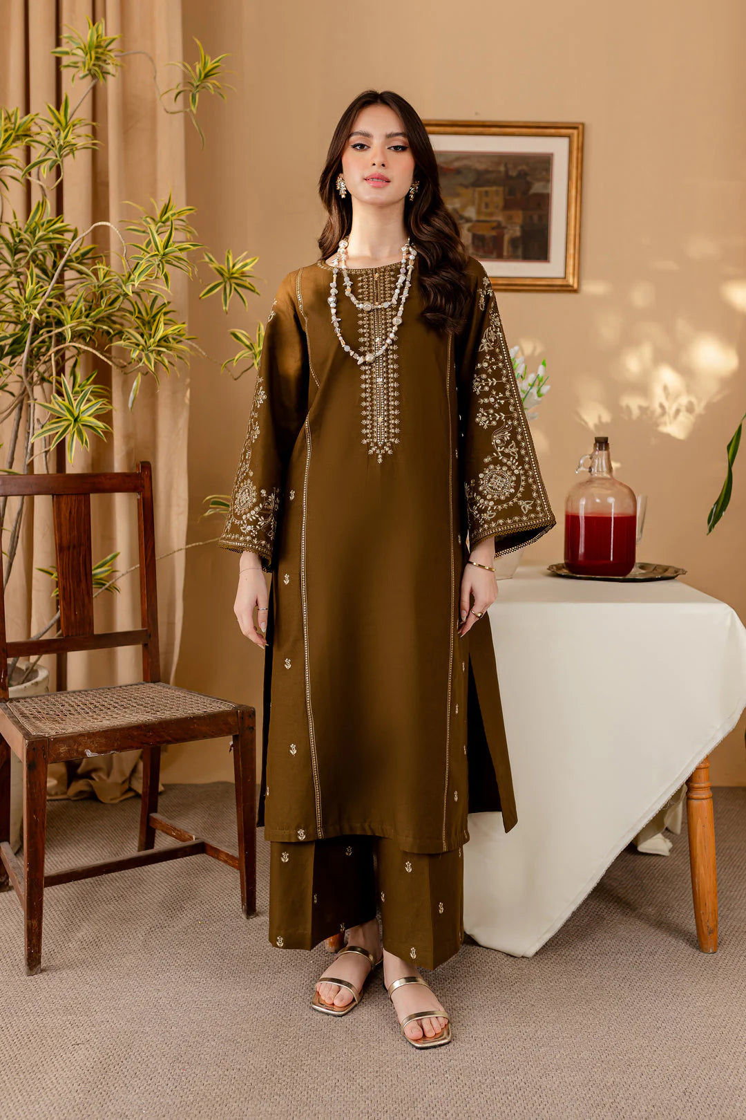 Batik - Unstitch Fully Embroidered Premium Lawn 2pc
