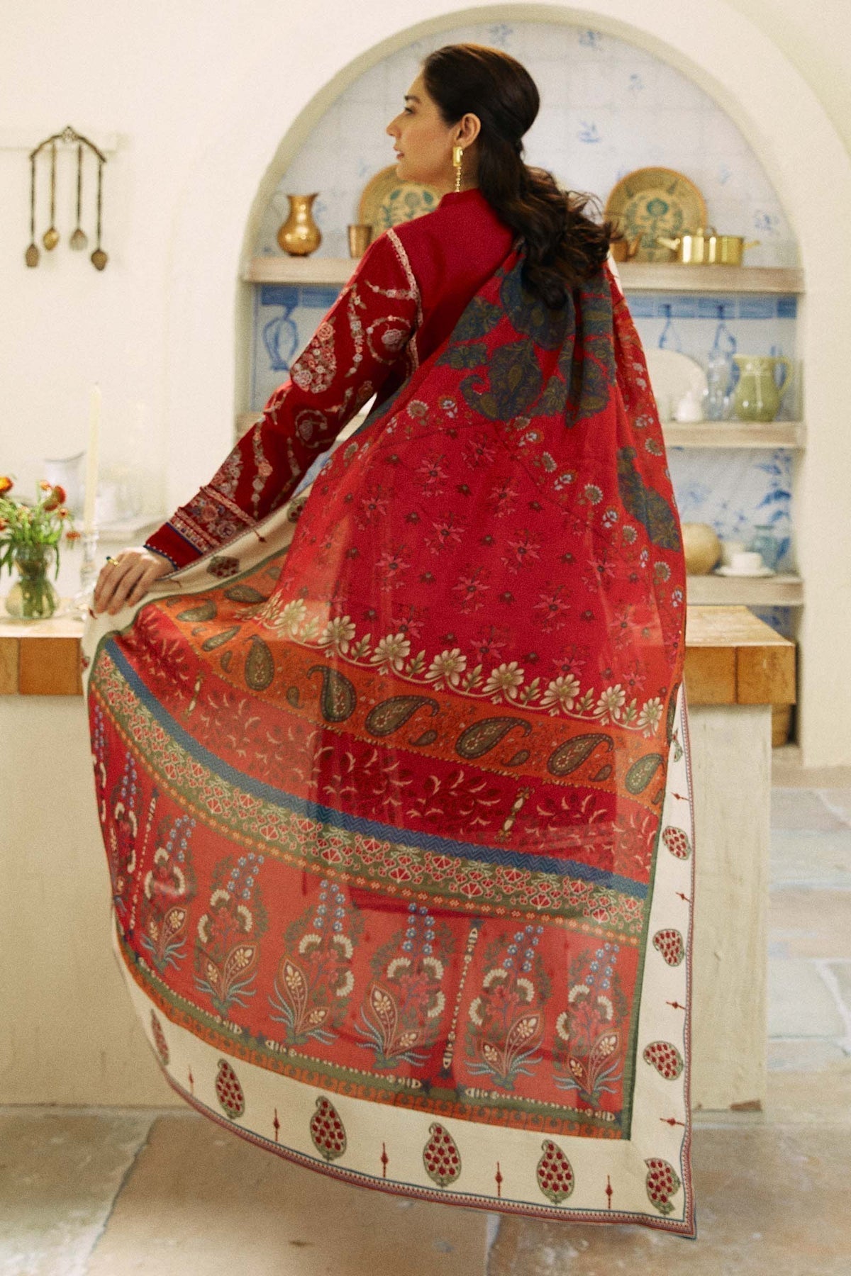 ZARA-SHAHJAHAN - Luxury Lawn |Unstitch 3pc | Eid Essential | Summer Season
