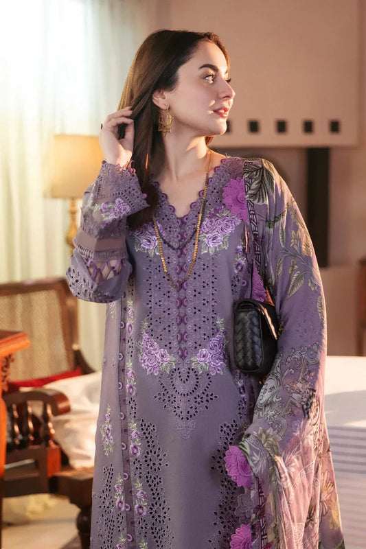 Jade - Unstitched Luxury Lawn Chikenkari Heavy Embroidered 3PC Suit