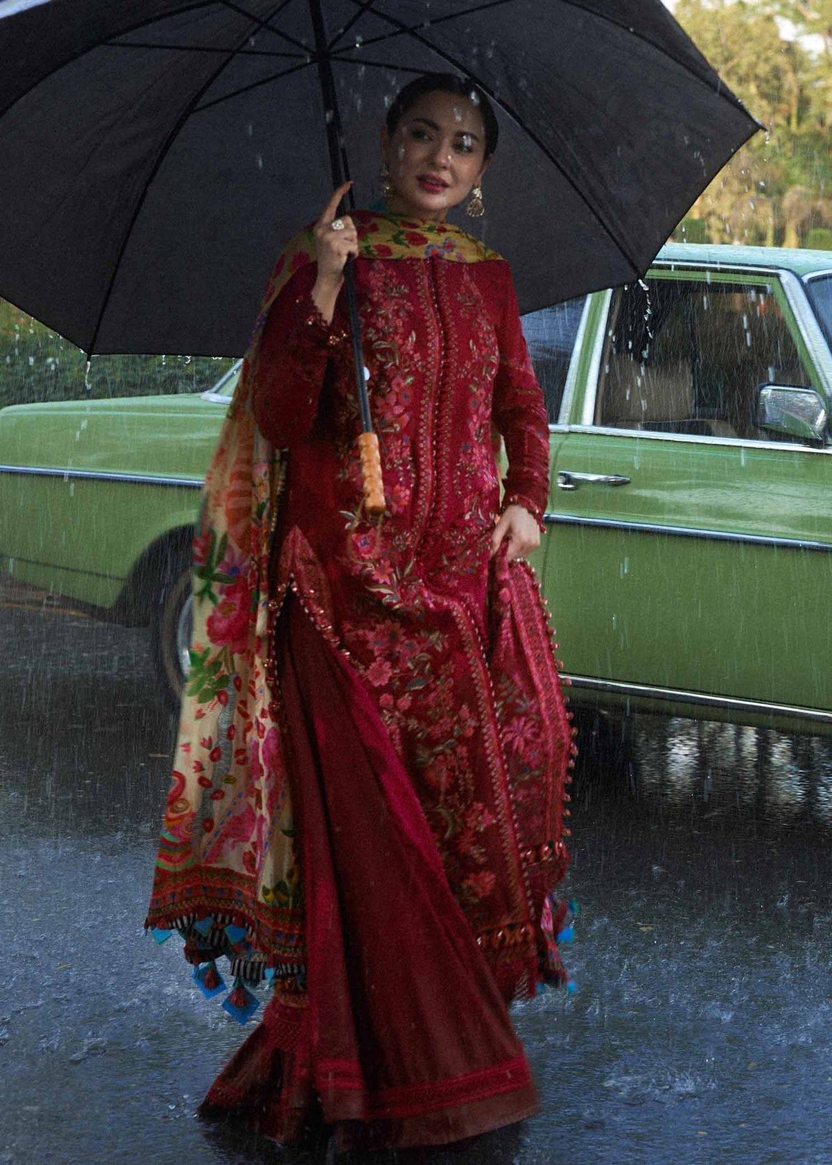 Bloom by Hussain Rehar Embroidered Lawn Suit Unstitched 3 Piece - Summer Collection