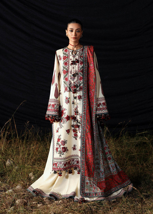 Hussain Rehar - Luxury Lawn | Unstitch 3pc | Premium Eid Essentials | Summer Season