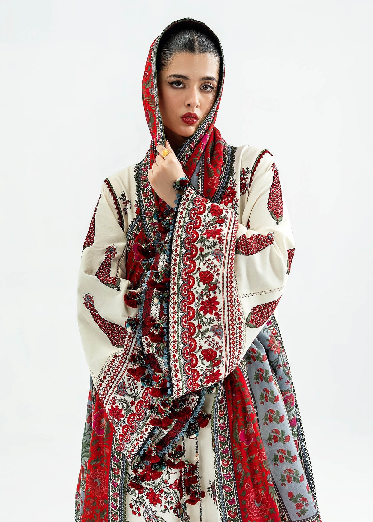 Hussain Rehar - Luxury Lawn | Unstitch 3pc | Premium Eid Essentials | Summer Season