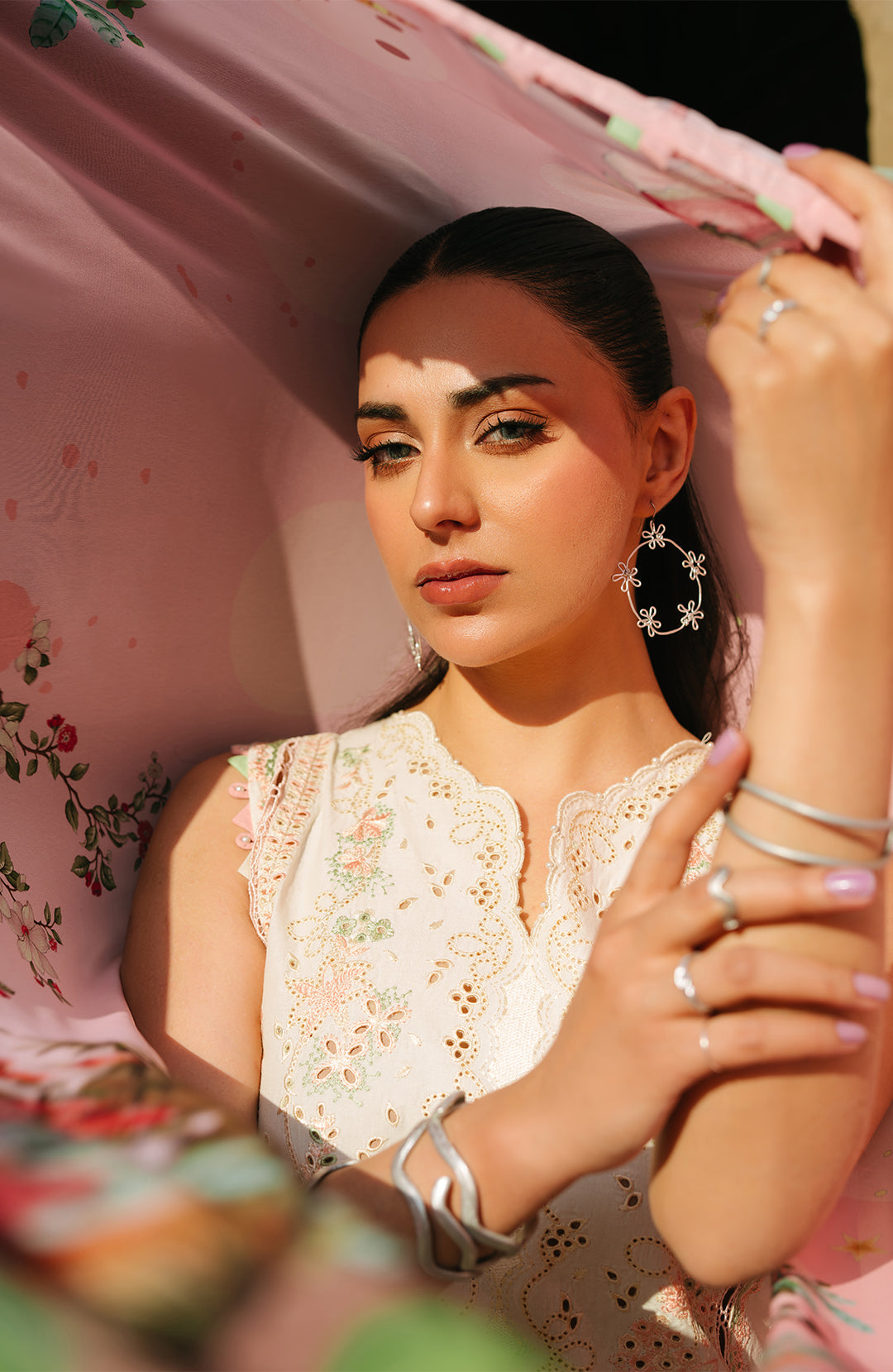 Fiona - Luxury Lawn | Unstitch 3pc | Premium Eid Essential | Summer Season