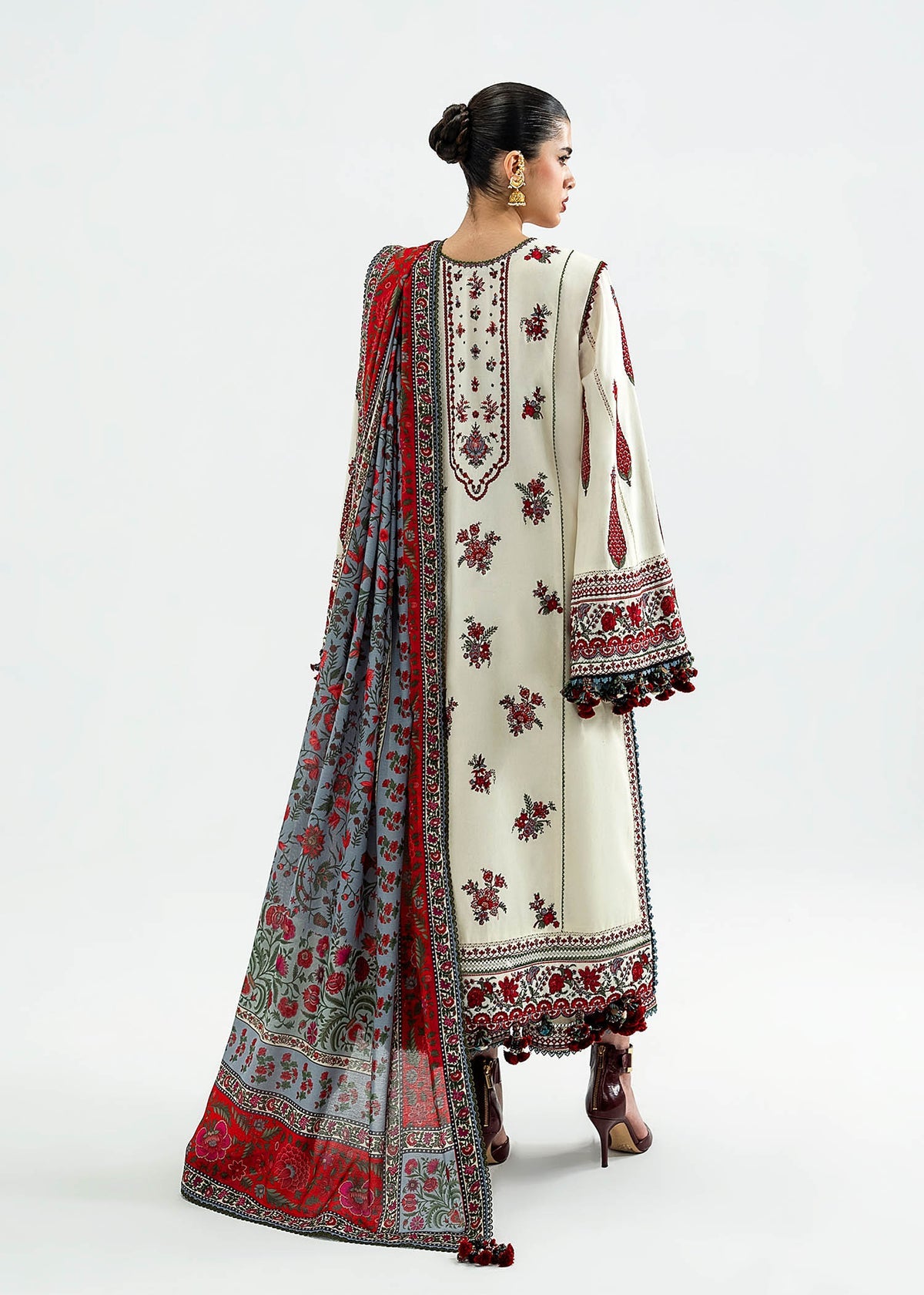 Hussain Rehar - Luxury Lawn | Unstitch 3pc | Premium Eid Essentials | Summer Season