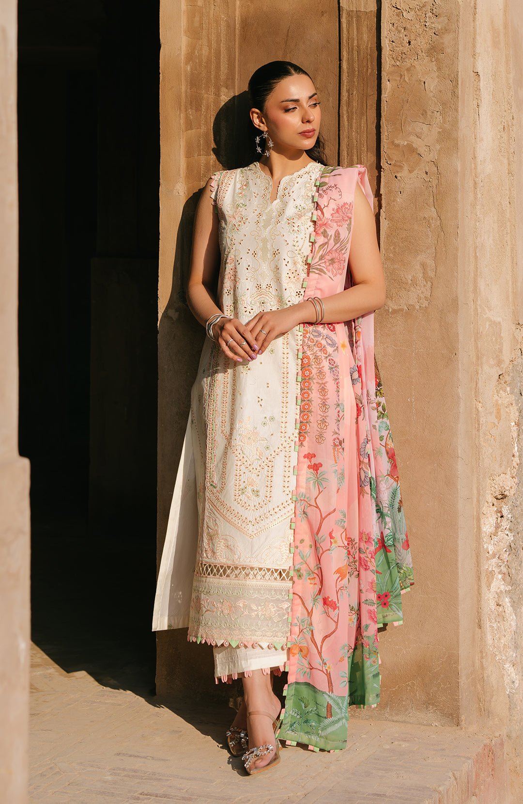 Fiona - Luxury Lawn | Unstitch 3pc | Premium Eid Essential | Summer Season