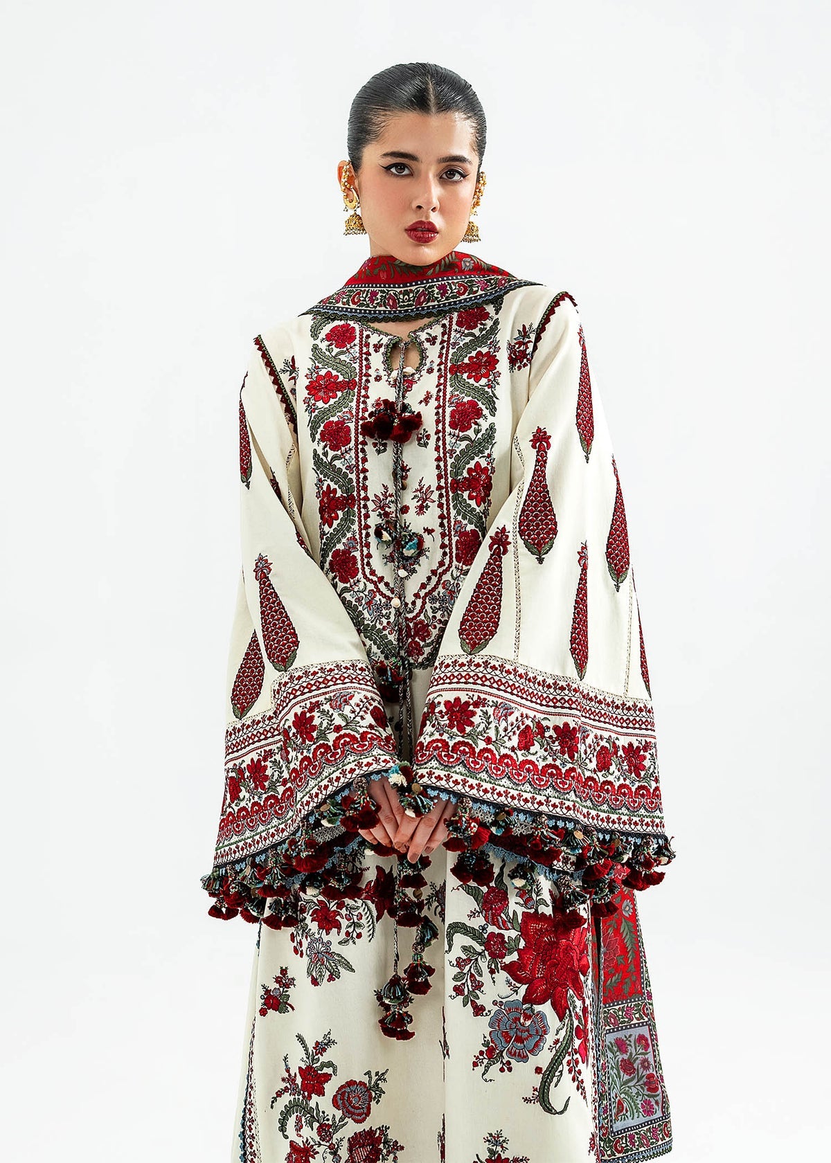 Hussain Rehar - Luxury Lawn | Unstitch 3pc | Premium Eid Essentials | Summer Season
