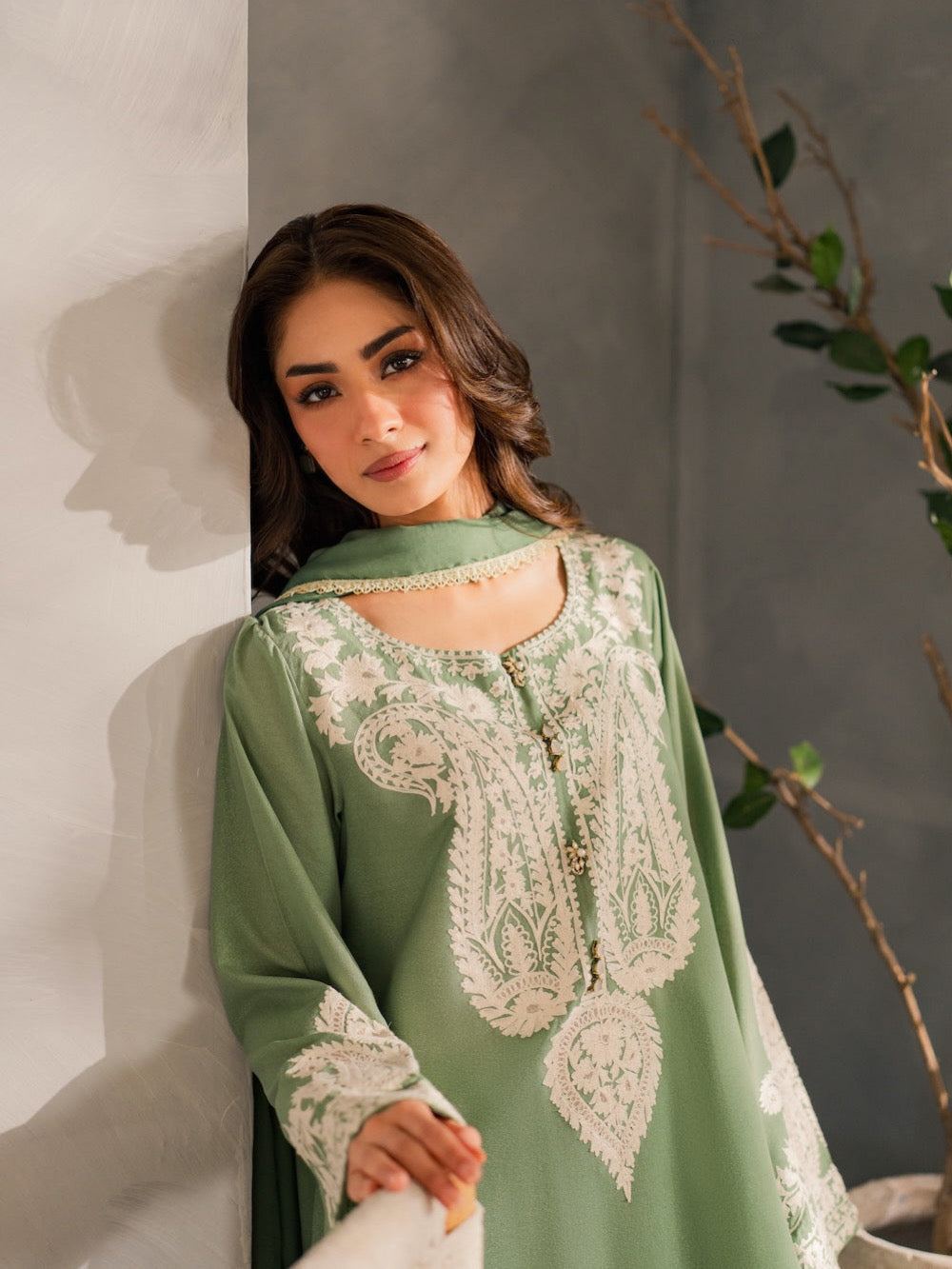 Mirana-Unstitch 3Pc | Luxury Lawn | Summer Season | Mint Green