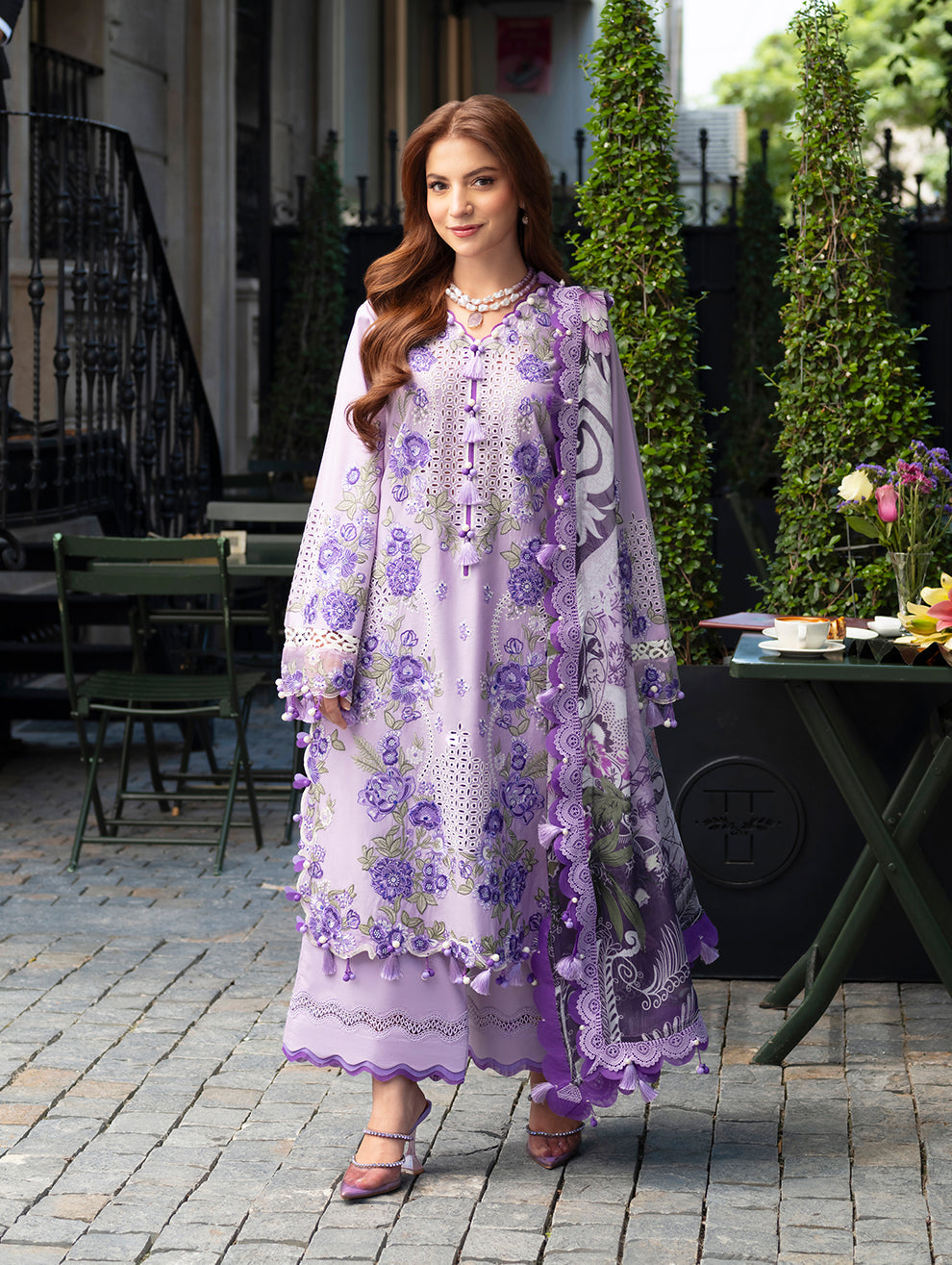 Jade - Unstitch 3Pc | Luxury Lawn | Eid Special | Summer Season | Beautiful Lavender