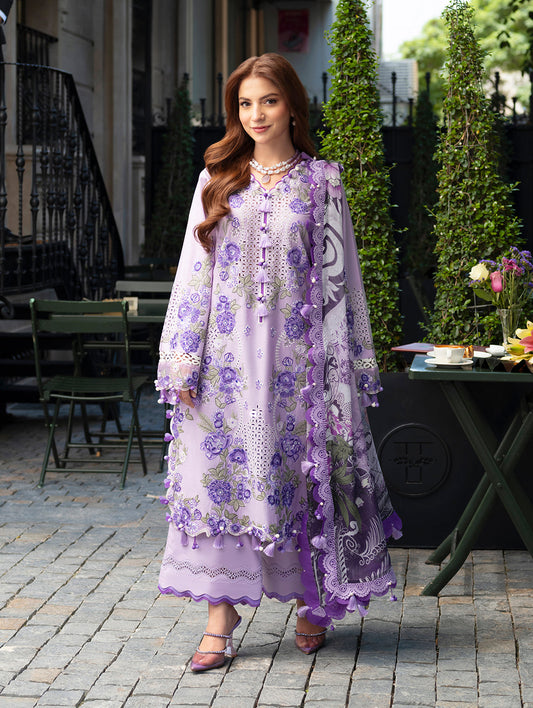 Jade - Unstitch 3Pc | Luxury Lawn | Eid Special | Summer Season | Beautiful Lavender