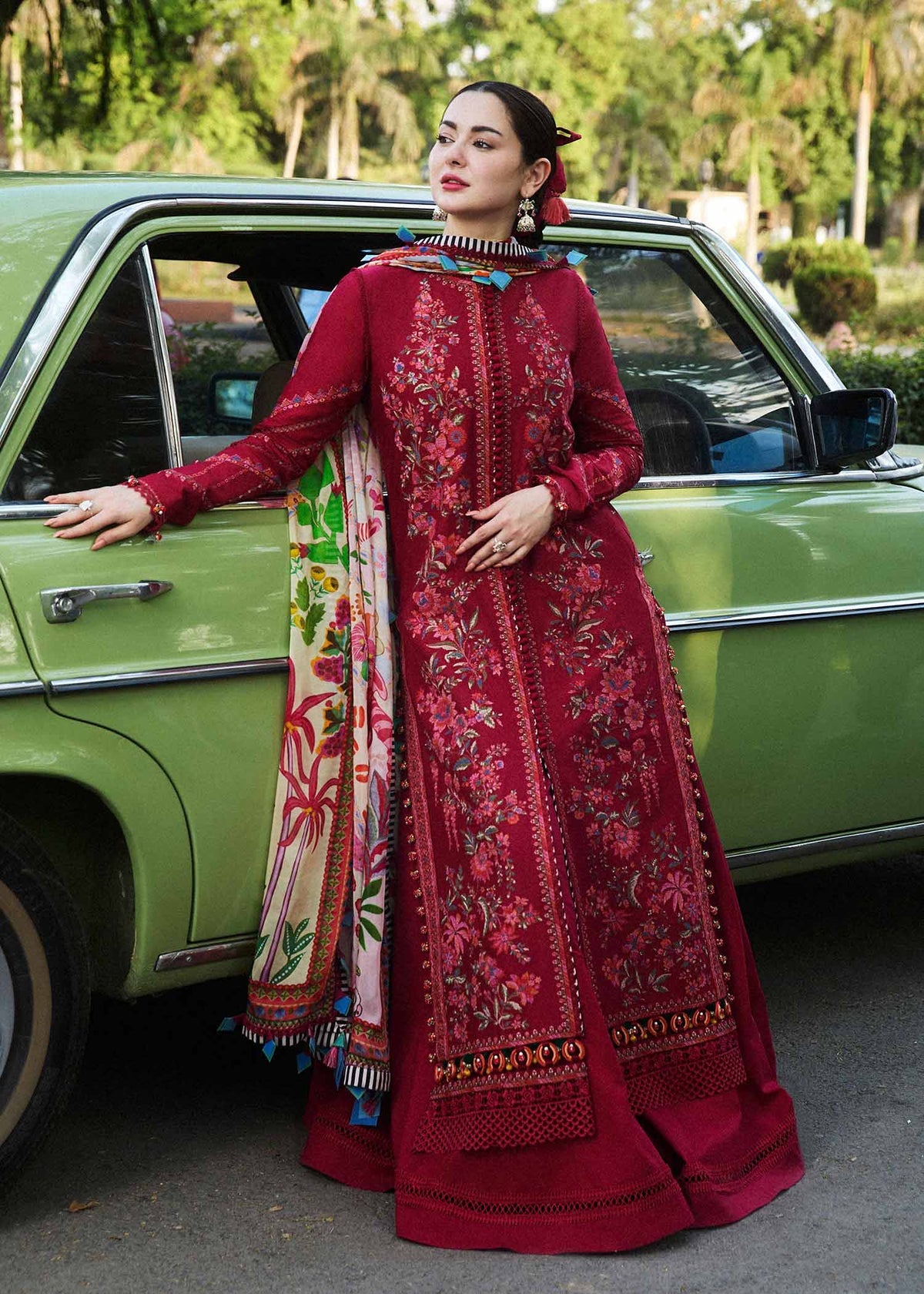 Bloom by Hussain Rehar Embroidered Lawn Suit Unstitched 3 Piece - Summer Collection