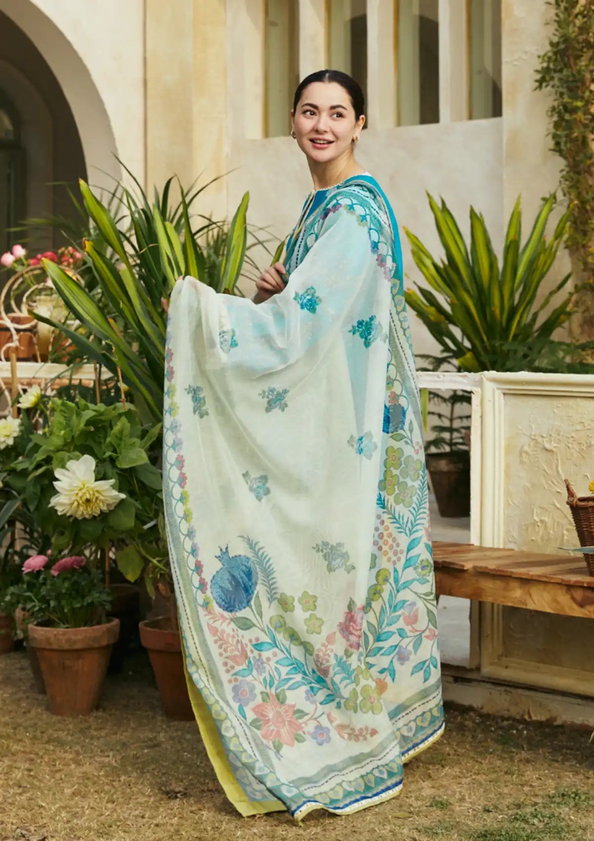 coco by zara-shajahan | 3Pc Unstitch | Embroidered Dress | Summer Season