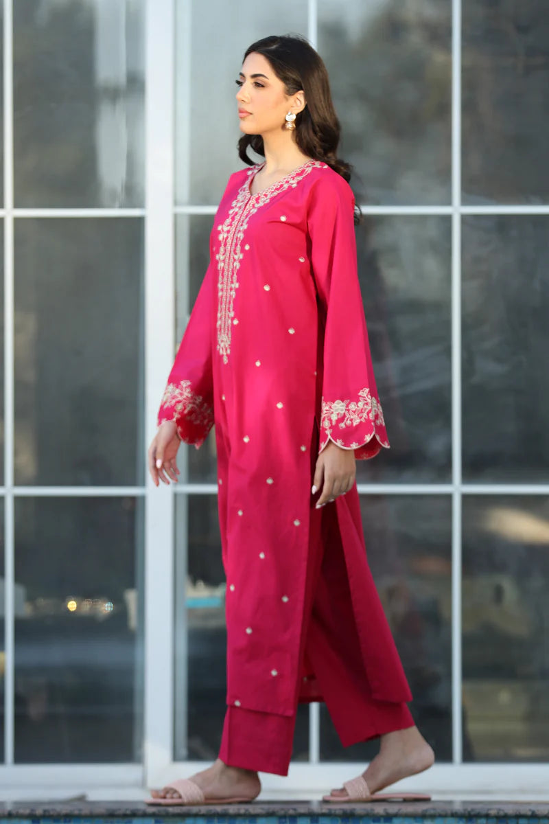 Batik - Unstitch Fully Embroidered Premium Lawn 2pc