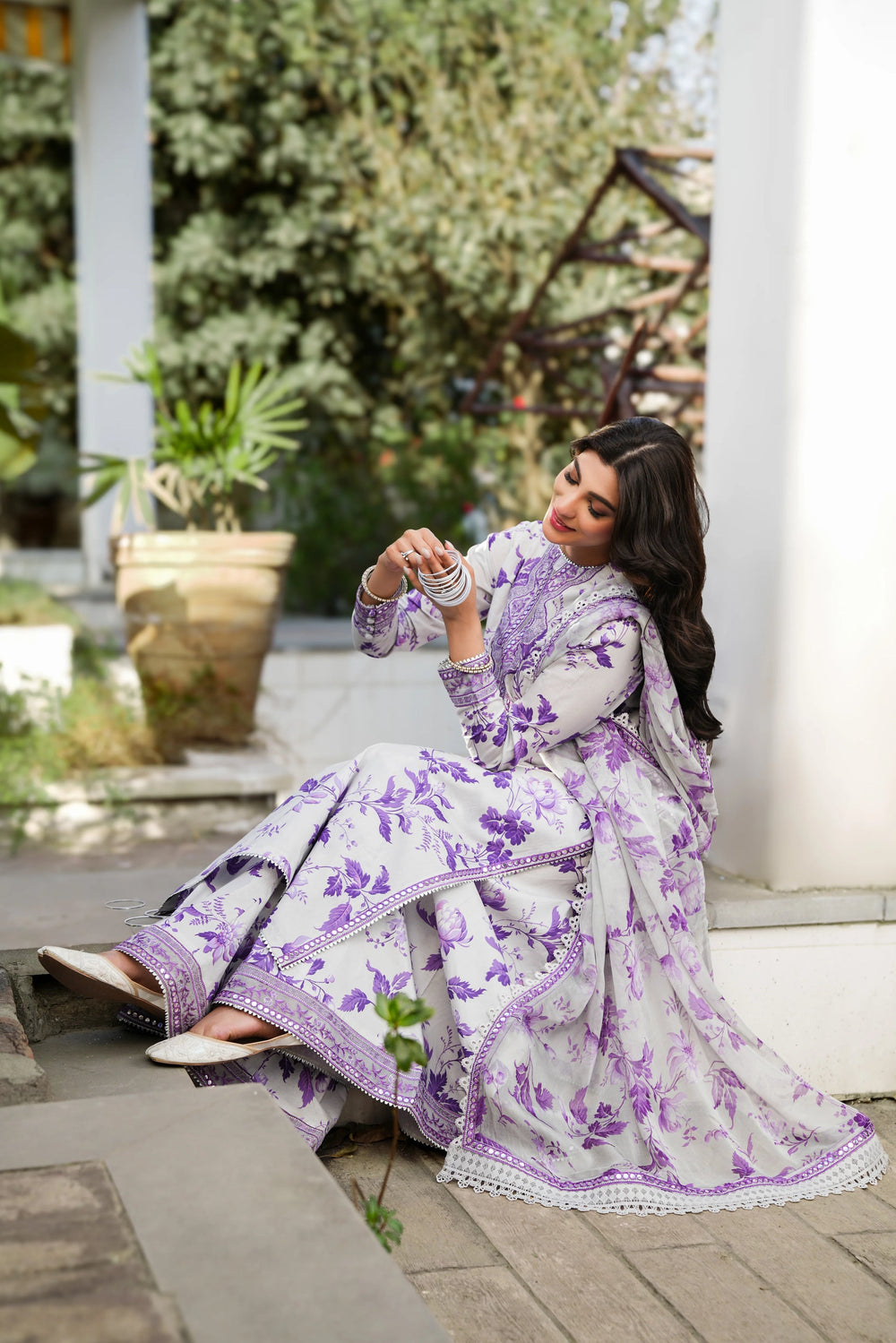 Aneela's | 3Pc Unstitch | Printed Essentials | Summer Season