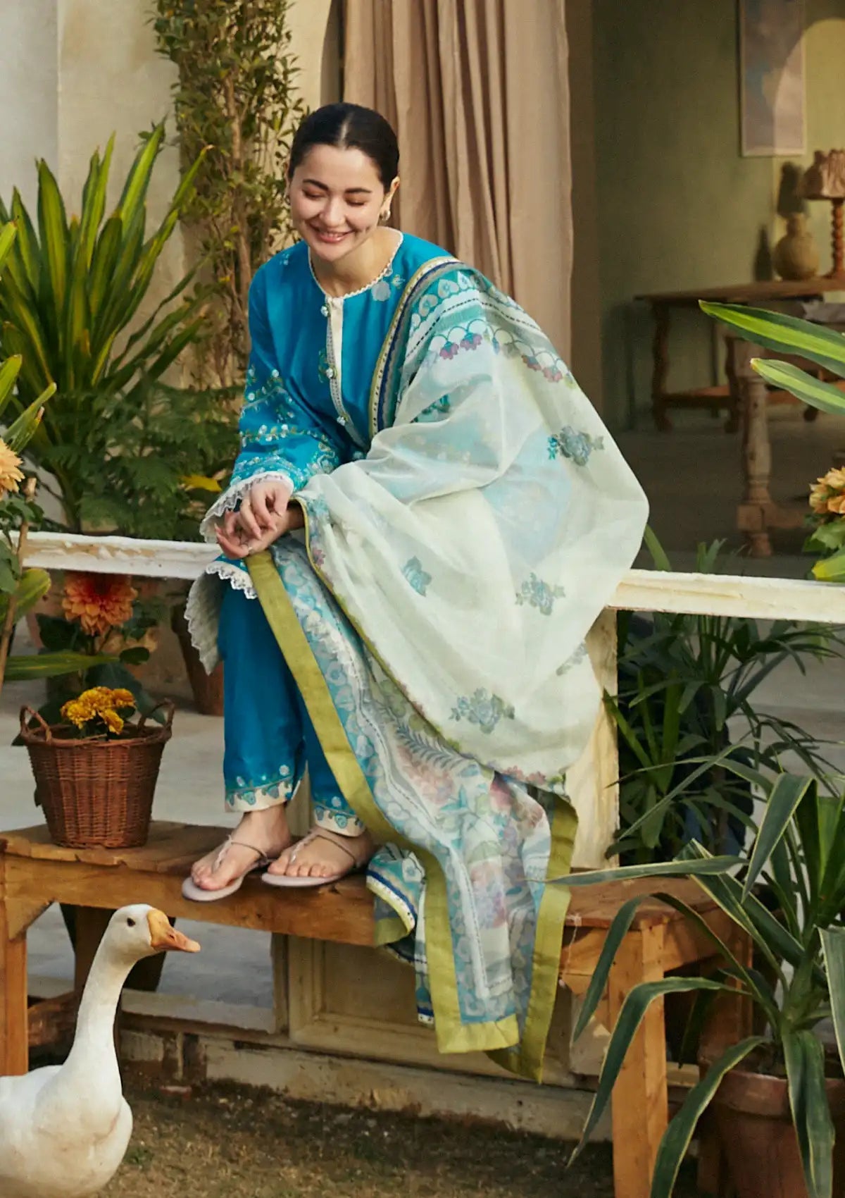 coco by zara-shajahan | 3Pc Unstitch | Embroidered Dress | Summer Season