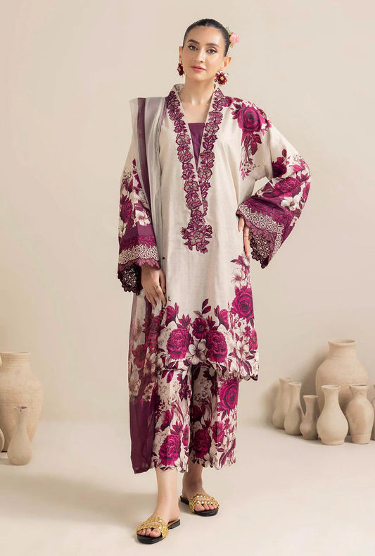 Adnan Libaas | Printed Essentials | Unstitch 3pc | Summer Season