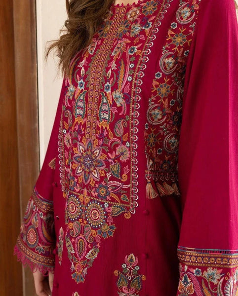 Batik - Unstitch Fully Embroidered Premium Lawn 2pc