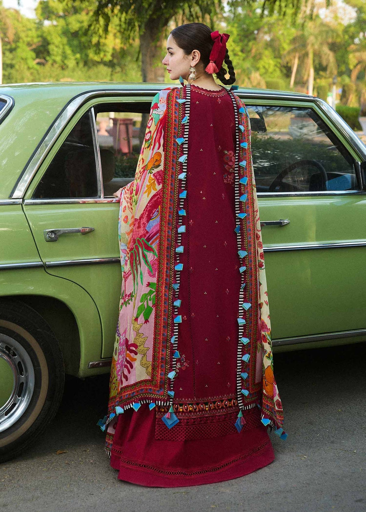 Bloom by Hussain Rehar Embroidered Lawn Suit Unstitched 3 Piece - Summer Collection