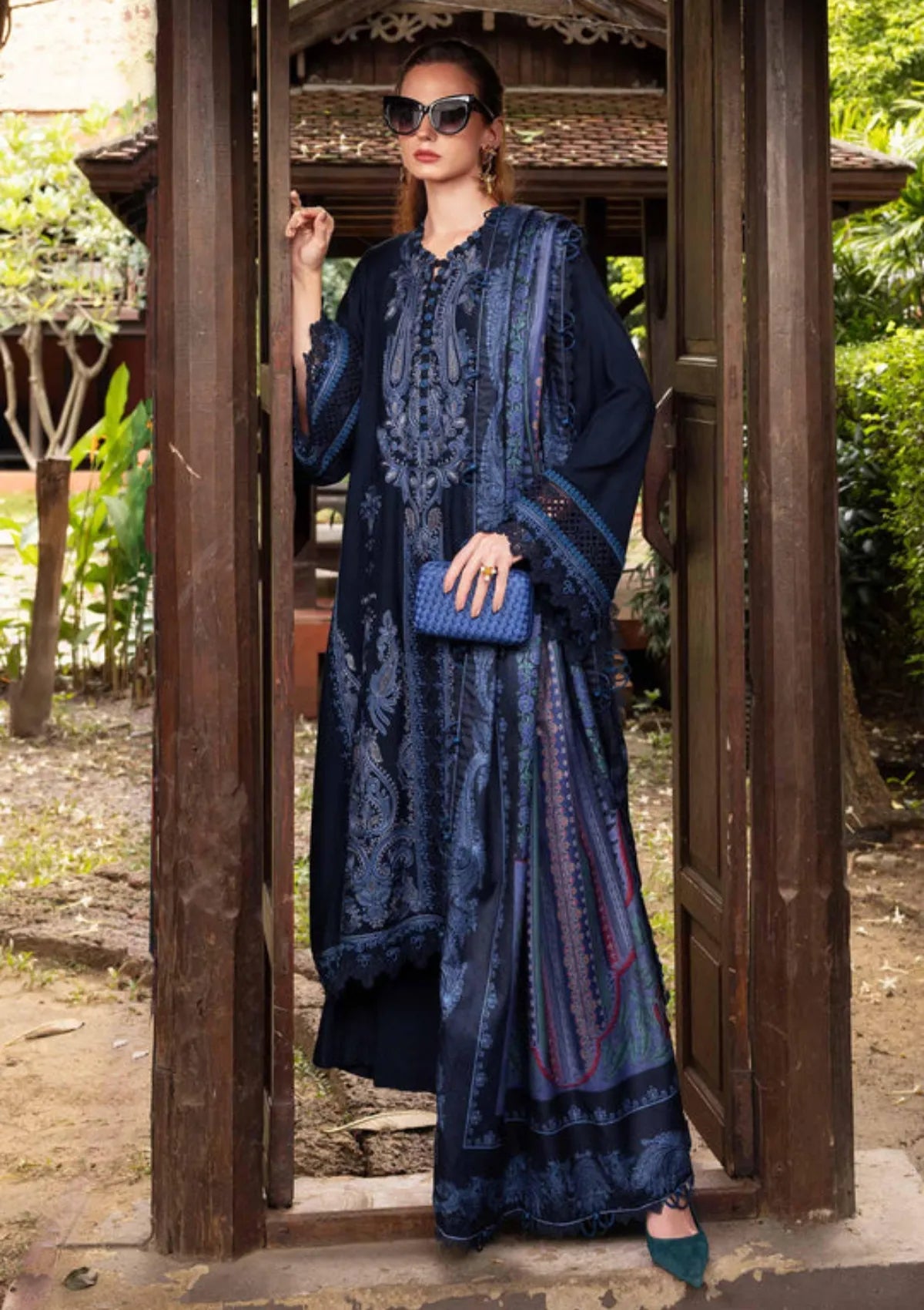 Maria B | Embroidered Lawn | 3Pc Unstitch | Summer Season
