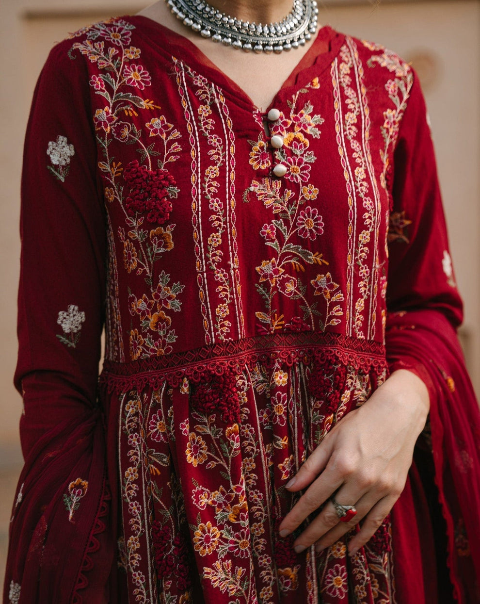 Maria B - Unstitch Fully Embroidered Premium Lawn 2pc