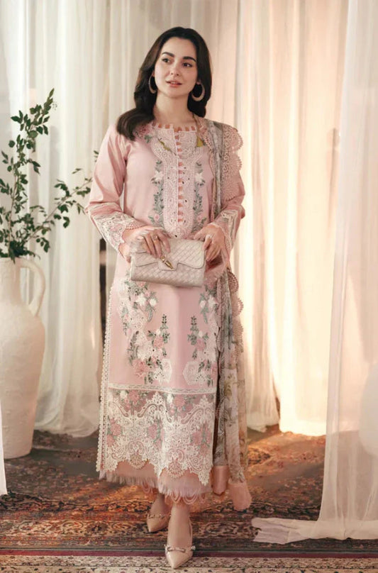 Jade - 3Pc Lawn Embroidered Suit Ready to Wear Dupatta