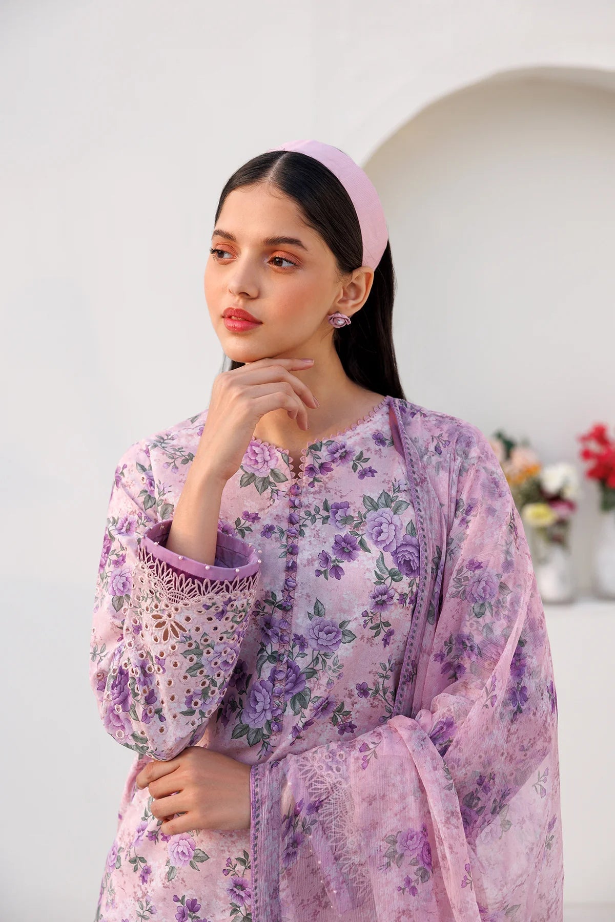 Farasha | 3Pc Unstitch | Printed Essentials | Summer Season