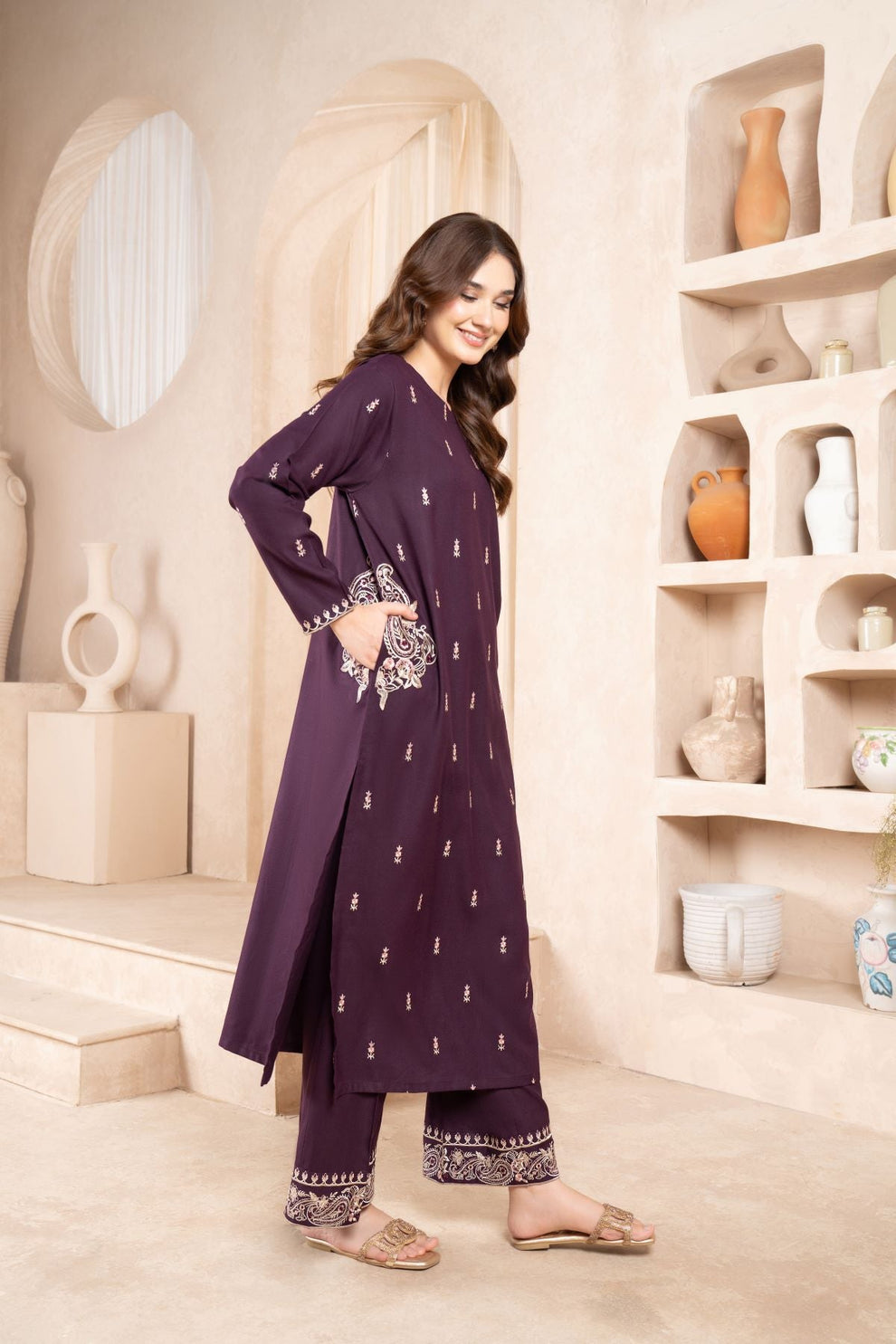 Preet Pret - Unstitch Fully Embroidered Premium Lawn 2pc
