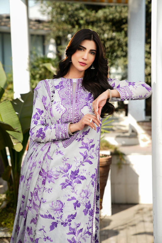Aneela's | 3Pc Unstitch | Printed Essentials | Summer Season