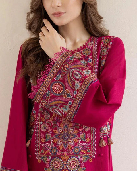 Batik - Unstitch Fully Embroidered Premium Lawn 2pc