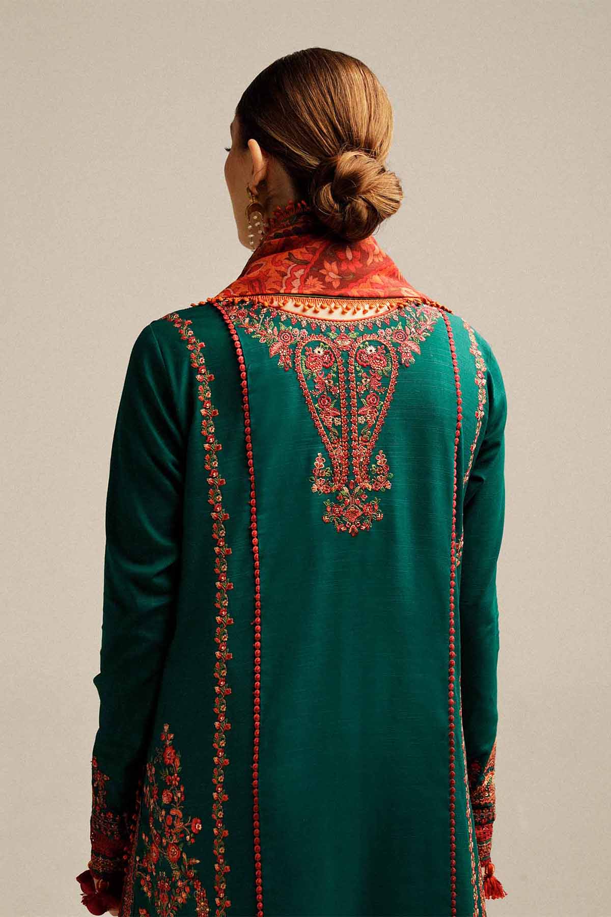 Hussain Rehar - Unstitched Luxury Lawn Heavy Embroidered 3PC Suit
