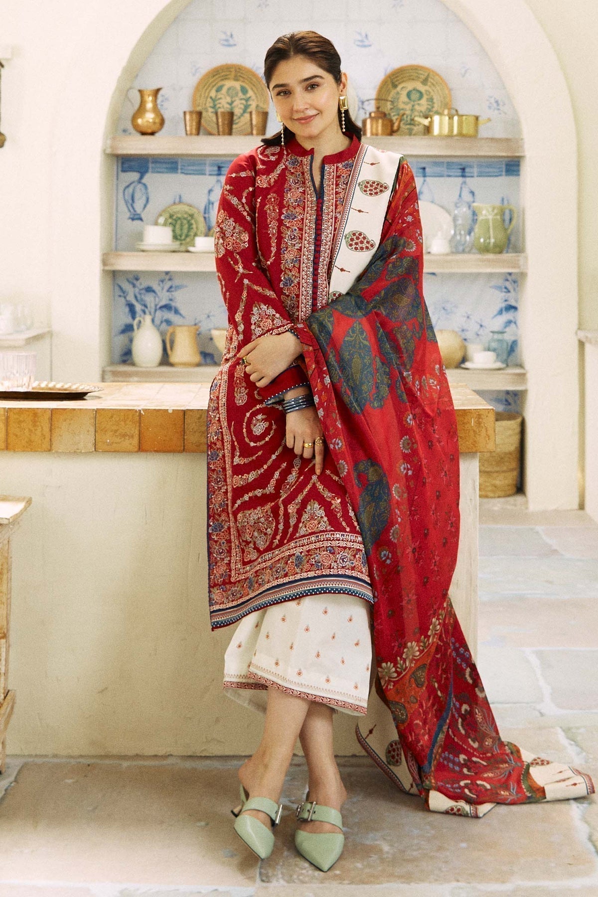 ZARA-SHAHJAHAN - Luxury Lawn |Unstitch 3pc | Eid Essential | Summer Season