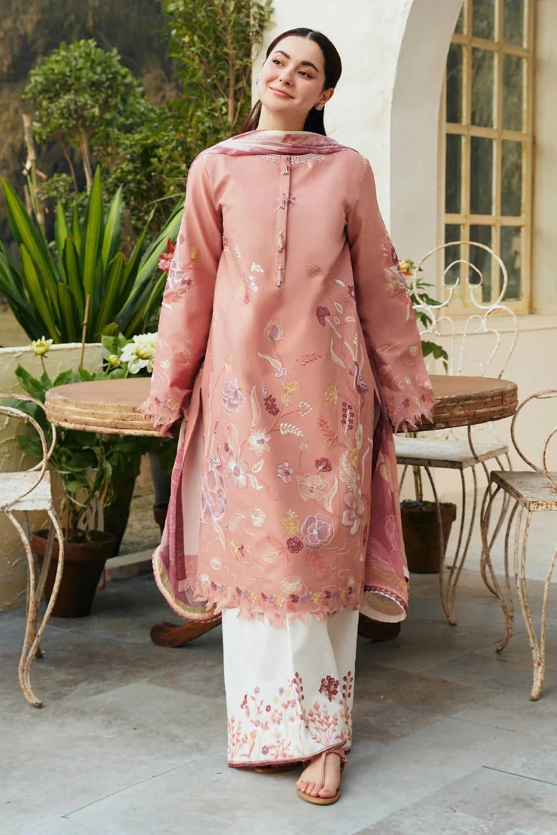 coco by zara-shajahan | 3Pc Unstitch | Embroidered Dress | Summer Season