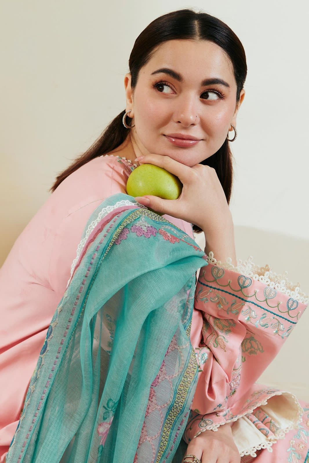 Coco By Zara Shahjahan - Luxury Lawn Embroidered Unstitched 3 Piece - Pink Blush