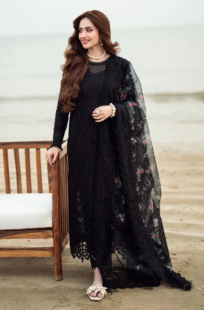 Nureh - 3Pc Lawn ChickenKari Embroidered