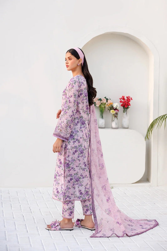 Farasha | 3Pc Unstitch | Printed Essentials | Summer Season