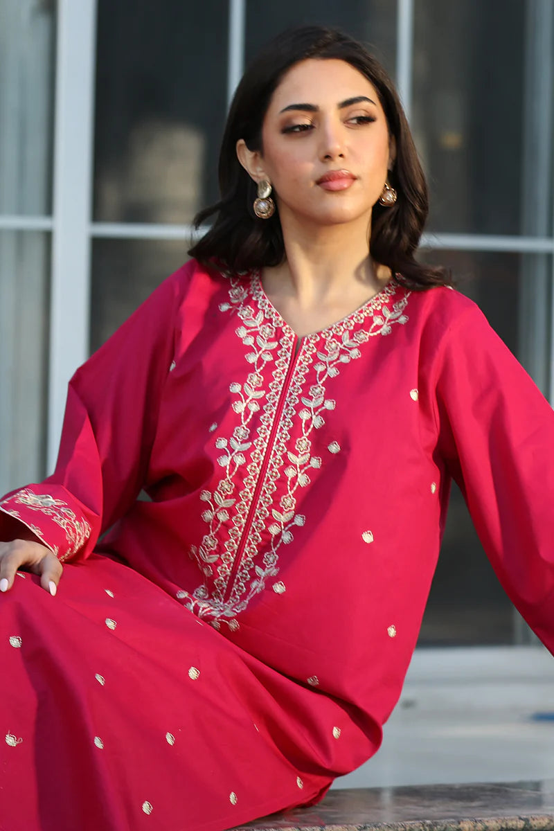 Batik - Unstitch Fully Embroidered Premium Lawn 2pc