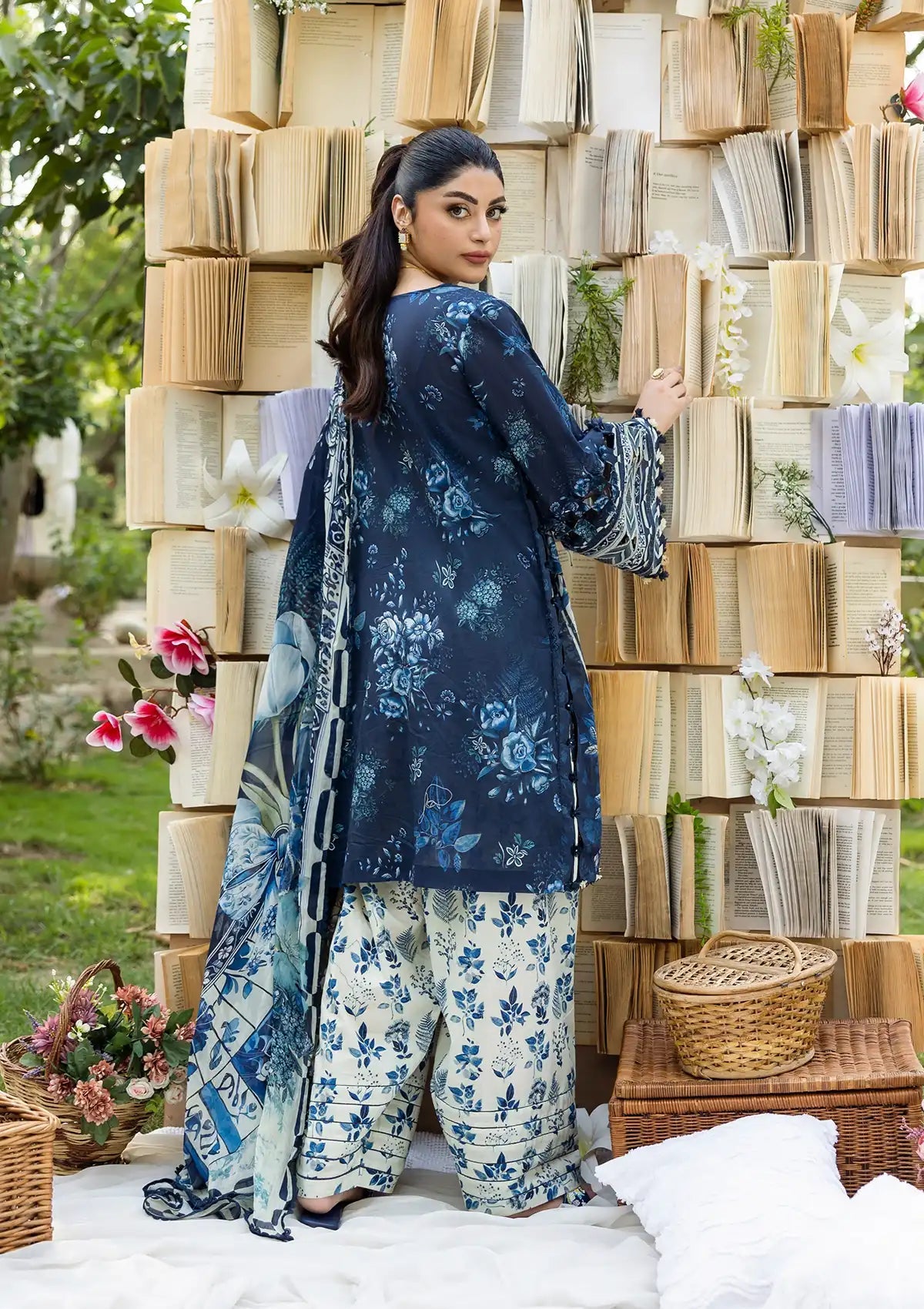 Elaf | Printed Essentials | Unstitch 3pc | Summer Season