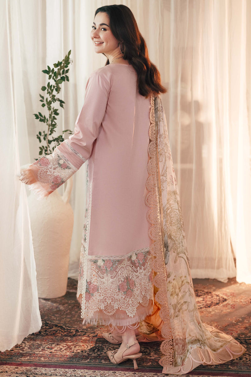 Jade - 3Pc Lawn Embroidered Suit Ready to Wear Dupatta