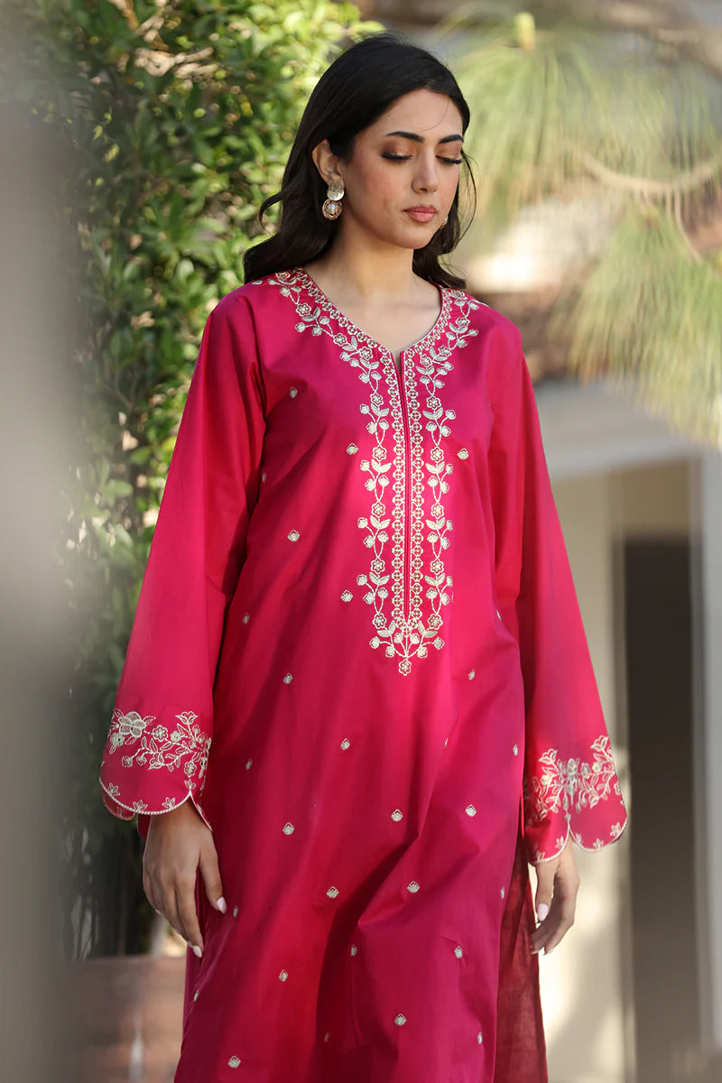 Batik - Unstitch Fully Embroidered Premium Lawn 2pc