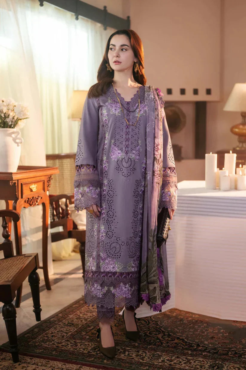 Jade - Unstitched Luxury Lawn Chikenkari Heavy Embroidered 3PC Suit