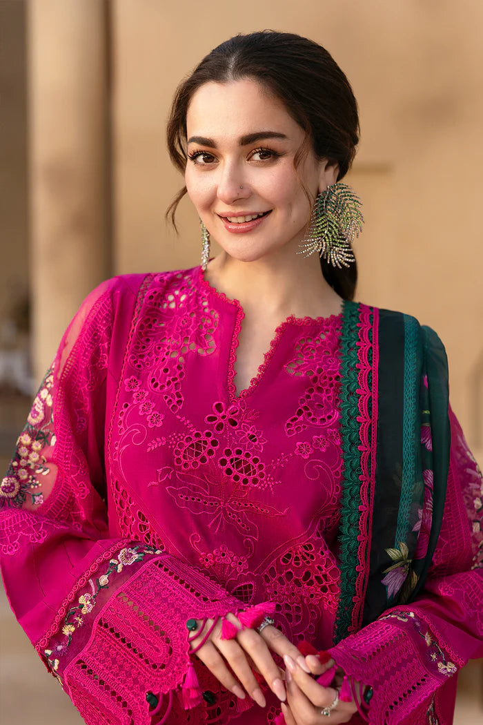 Saira Rizwan - Summer 3PC Chikenkari Lawn Embroidered Suit