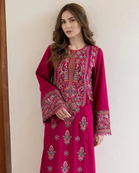 Batik - Unstitch Fully Embroidered Premium Lawn 2pc