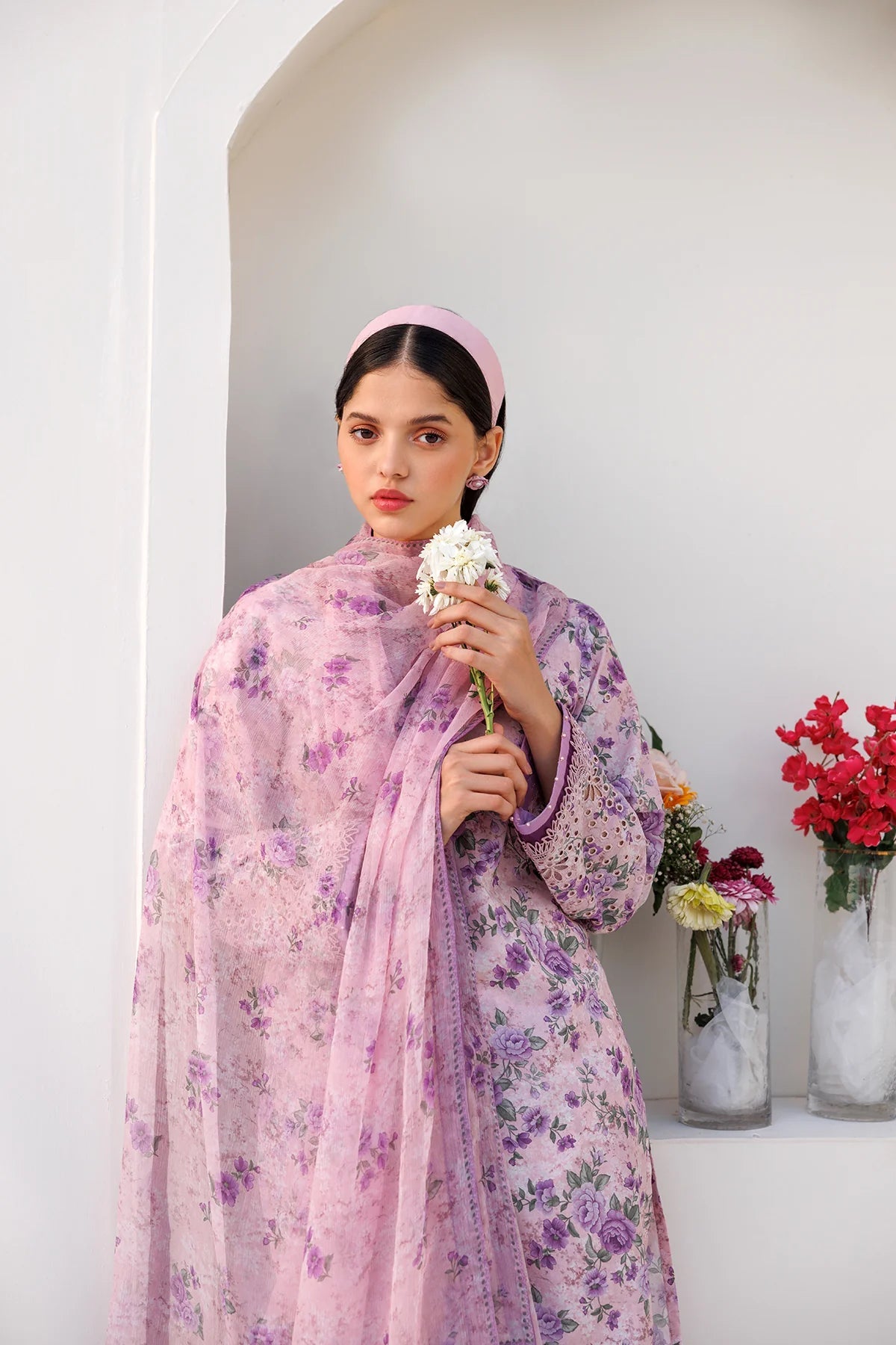 Farasha | 3Pc Unstitch | Printed Essentials | Summer Season